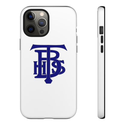 Stacked Logo - Tough Phone Cases - White