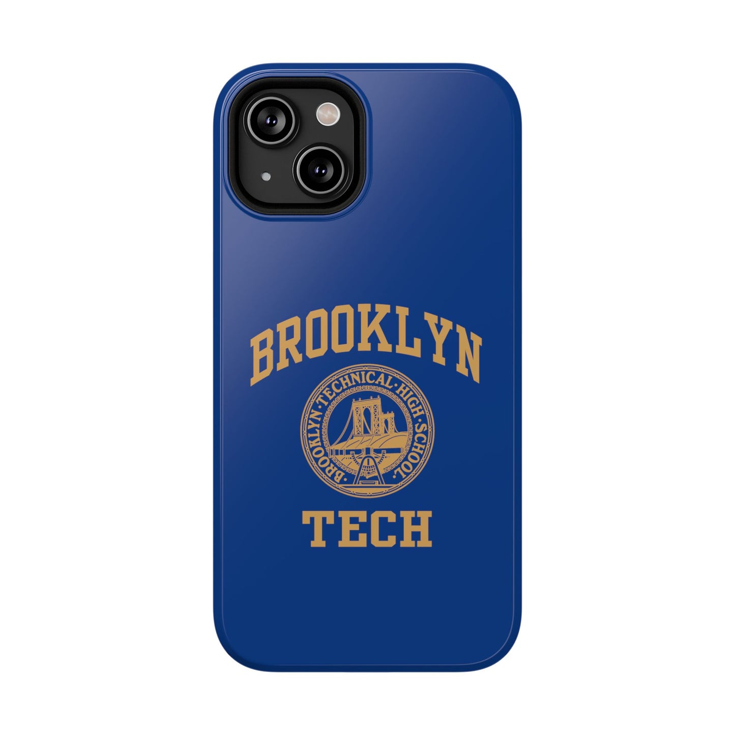 Brooklyn Tech Classic Logo - Impact-Resistant Phone Cases - Iphone Or Samsung - Navy