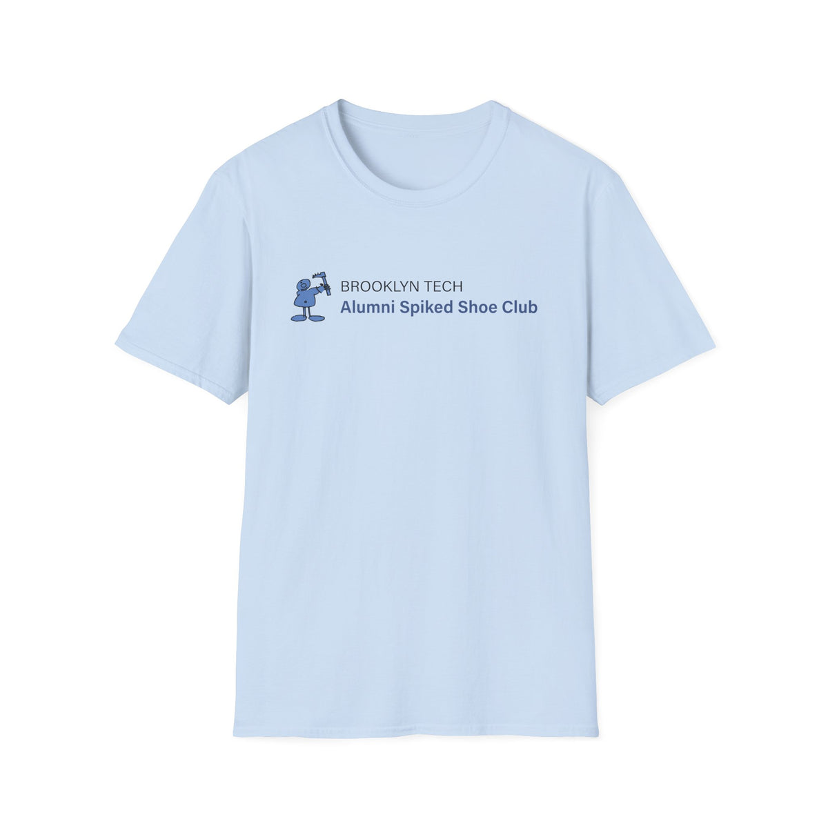 Brooklyn Tech Alumni Spiked Shoe Club Softstyle T-Shirt - Rectangular Logo