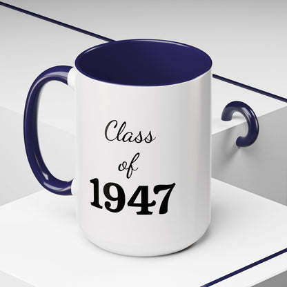 Class of 1947 Accent Coffee Mug — 11 & 15oz