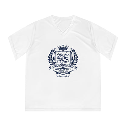 Class of 1996 - Ladies V-Neck Athletic Moisture-Wicking T-Shirt