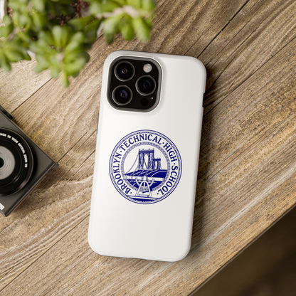 Classic Tech Seal - Impact-Resistant Phone Cases - Iphone Or Samsung - White