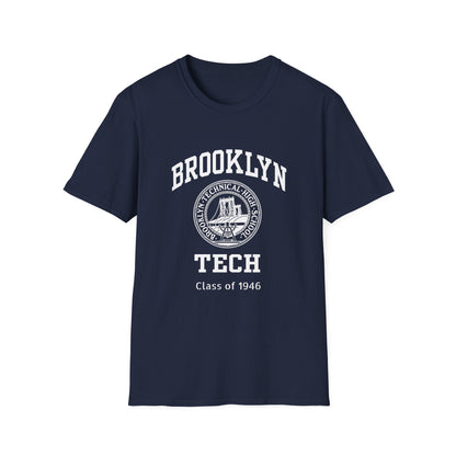 Class of 1946 - Classic Logo with Brooklyn Tech - Gildan Softstyle T-Shirt