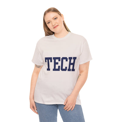 Tech - Classic Font - Men's Heavy Cotton T-Shirt