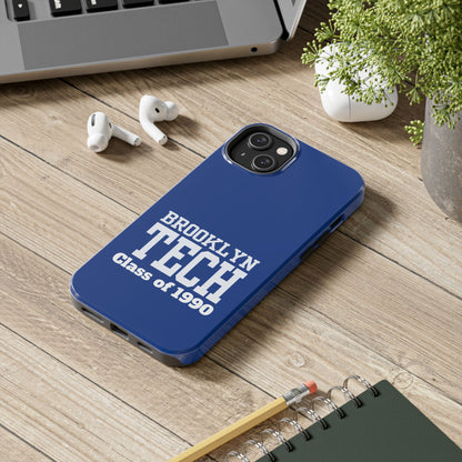 Brooklyn Tech Class of 1990 Tough Phone Case - Blue