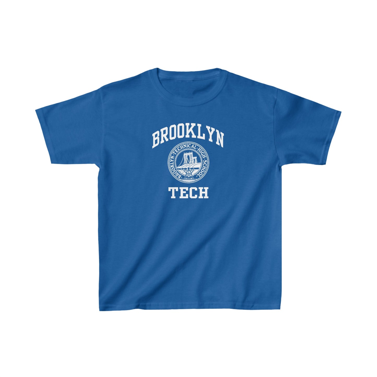 Family - Classic Brooklyn Tech Logo - Kids Heavy Cotton™ T-Shirt