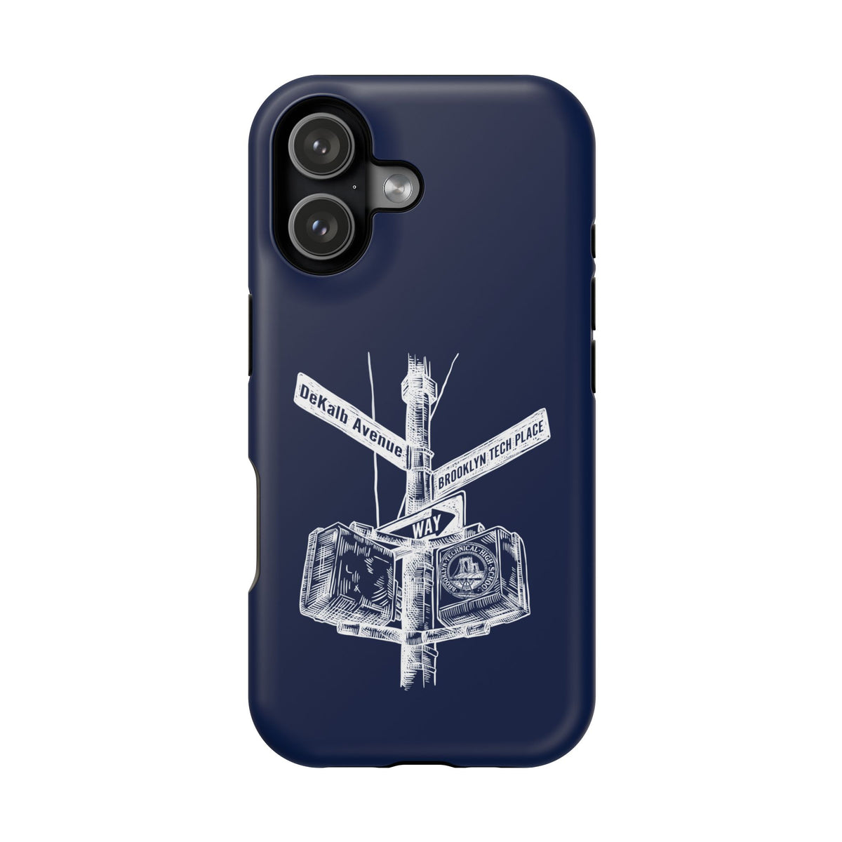 Dekalb Avenue & Brooklyn Tech Pl Magnetic Phone Case