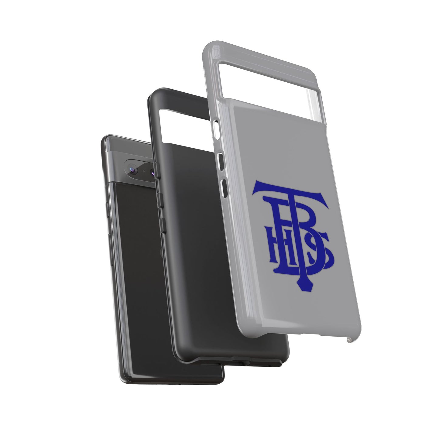 Stacked Logo - Tough Phone Cases - Gray - Google phones