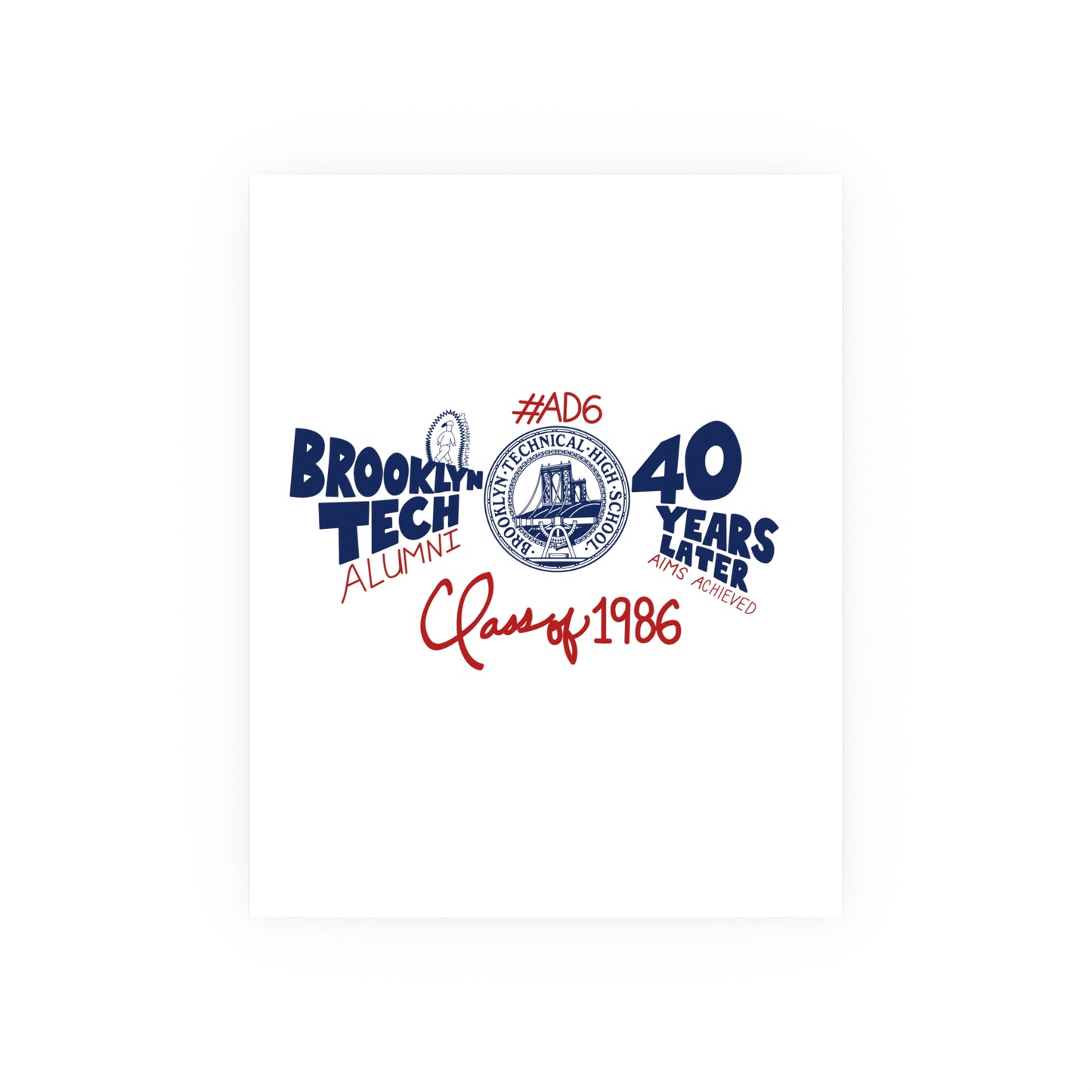 Class of 1986 Poster