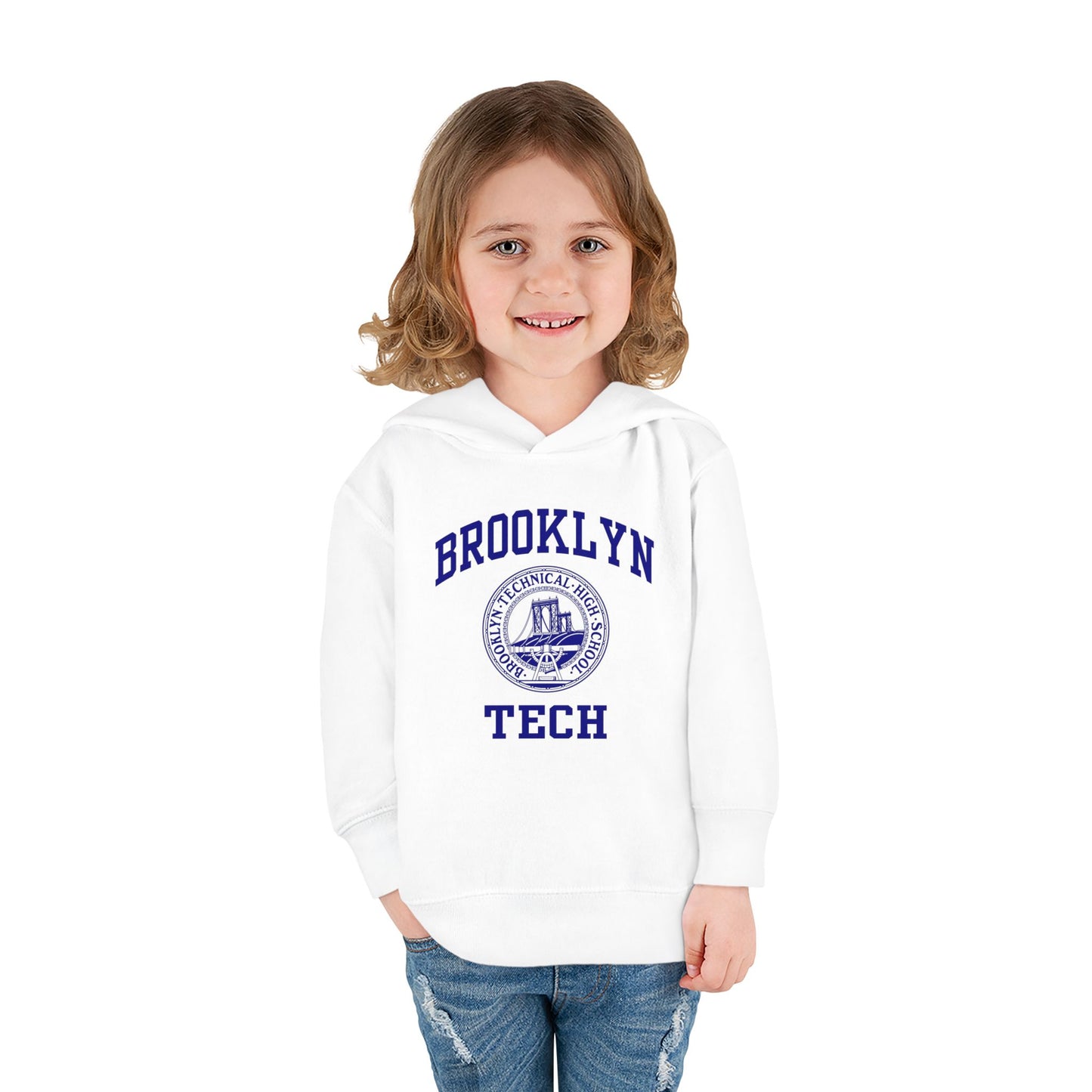 Family - Brooklyn Tech Classic Logo - Toddler Pullover Fleece Hoodie