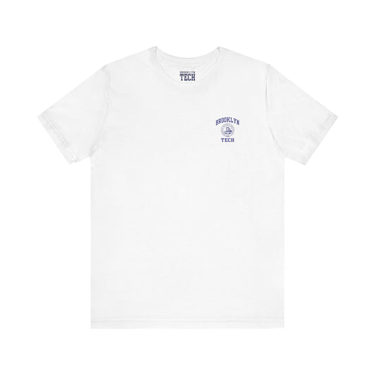 Classic Brooklyn Tech on Left Chest - Men's Jersey Short Sleeve T-Shirt