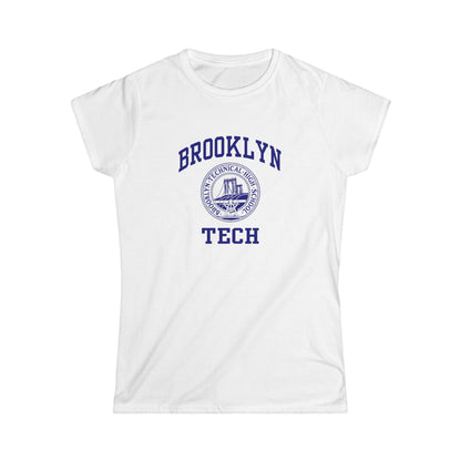 Classic Tech Logo - Ladies Softstyle T-Shirt - Class Of 2024