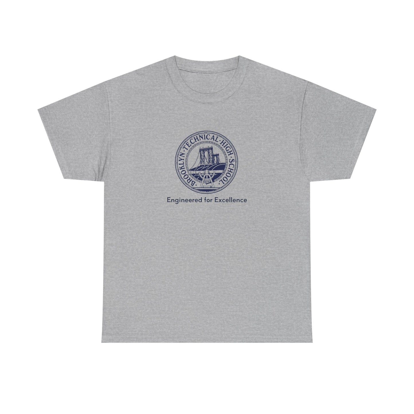 Classic Tech Logo - Engineered for Excellence - Men's Heavy Cotton T-Shirt
