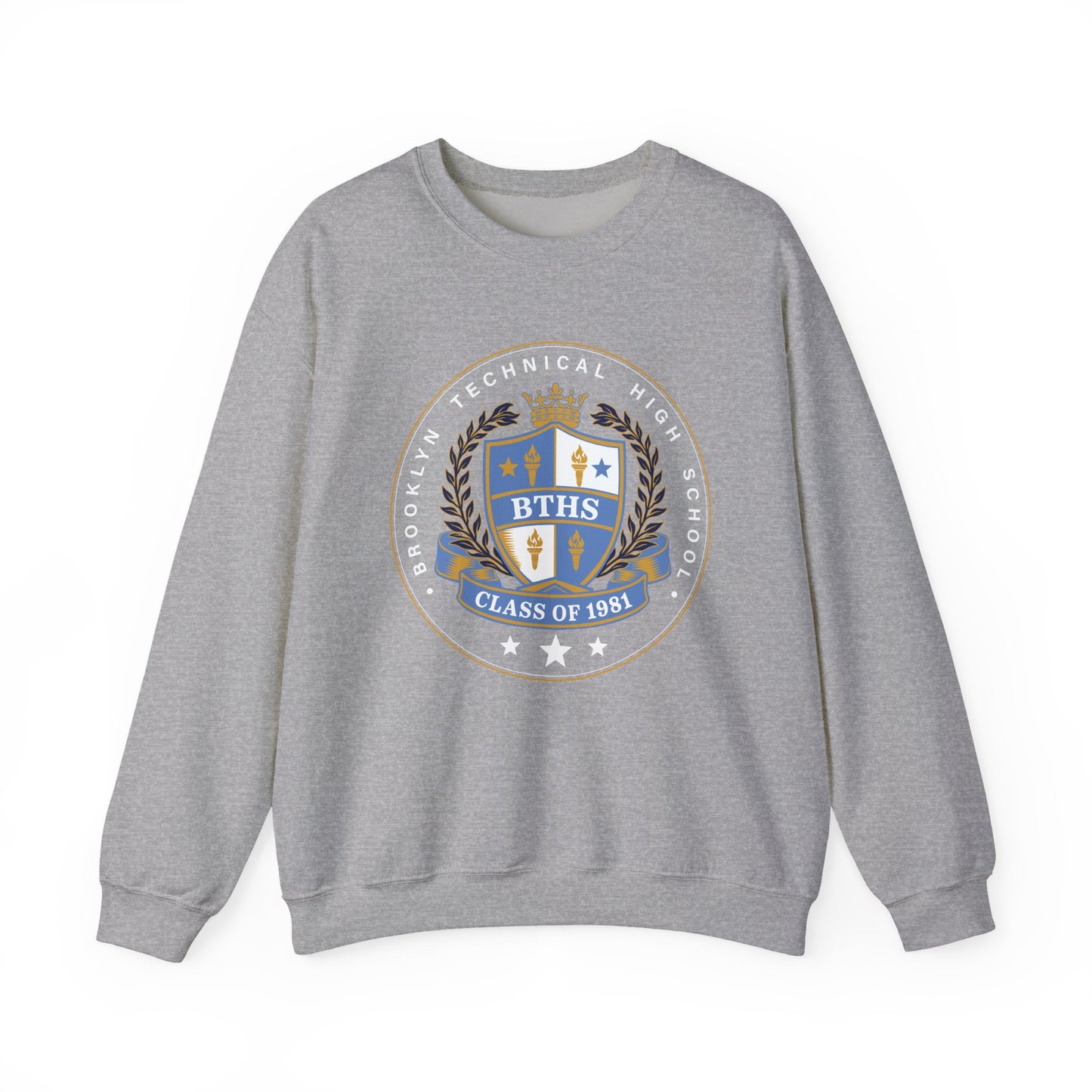 Class of 1981 - Men's Heavy Blend™ Crewneck Sweatshirt - Light Blue Logo