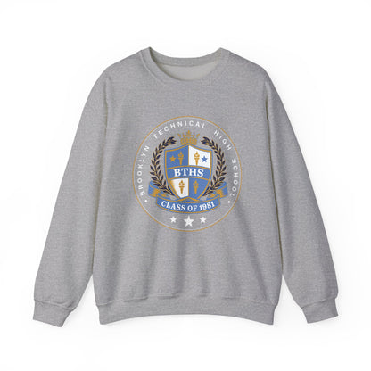 Class of 1981 - Men's Heavy Blend™ Crewneck Sweatshirt - Light Blue Logo