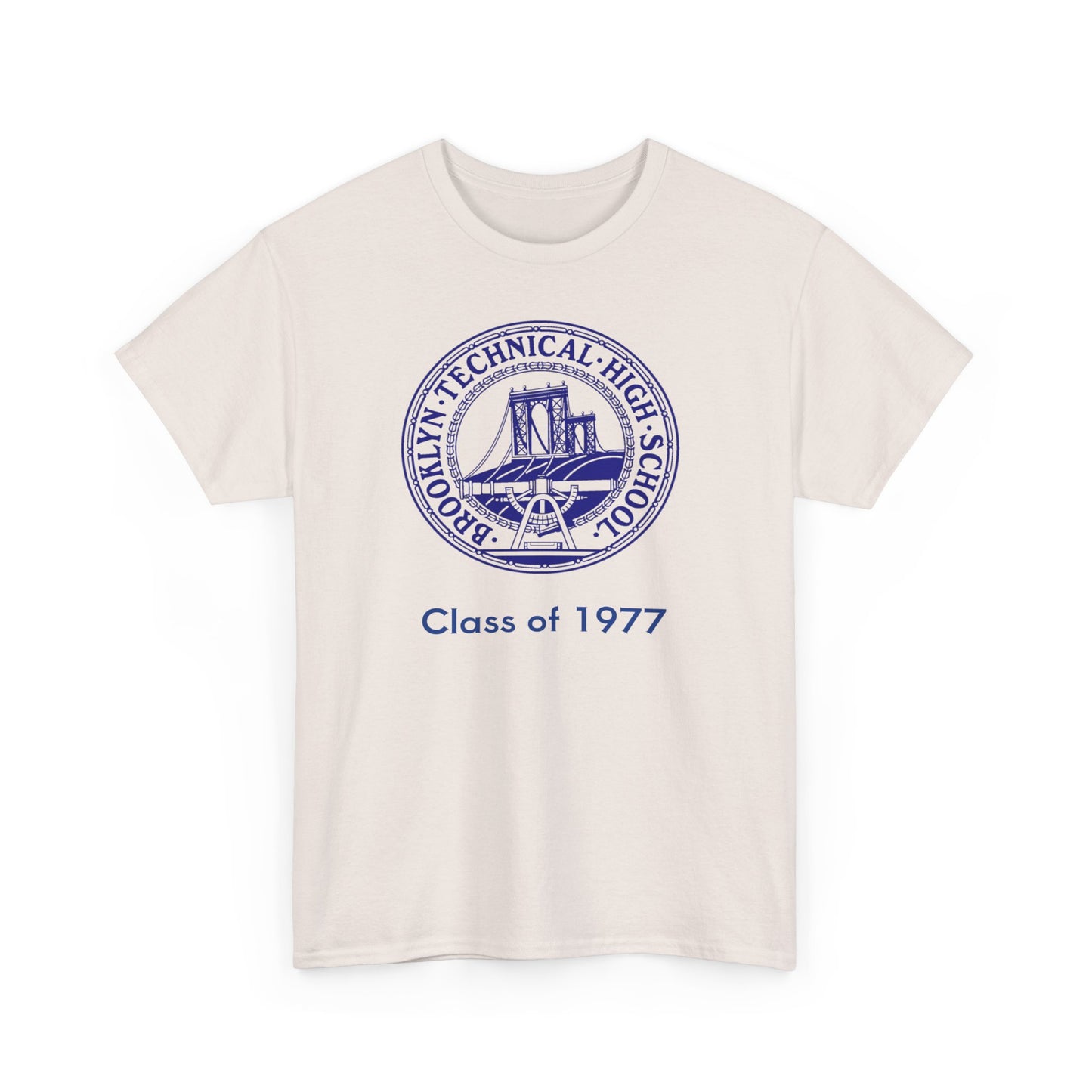 Classic Tech Seal - Men's Heavy Cotton T-Shirt - Class Of 1977