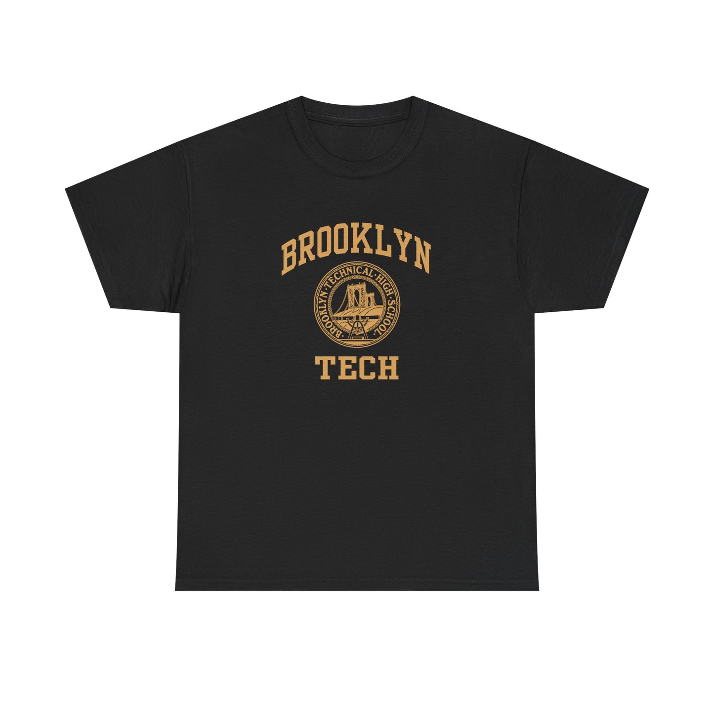 Classic Brooklyn Tech Logo - Men's Heavy Cotton Tee