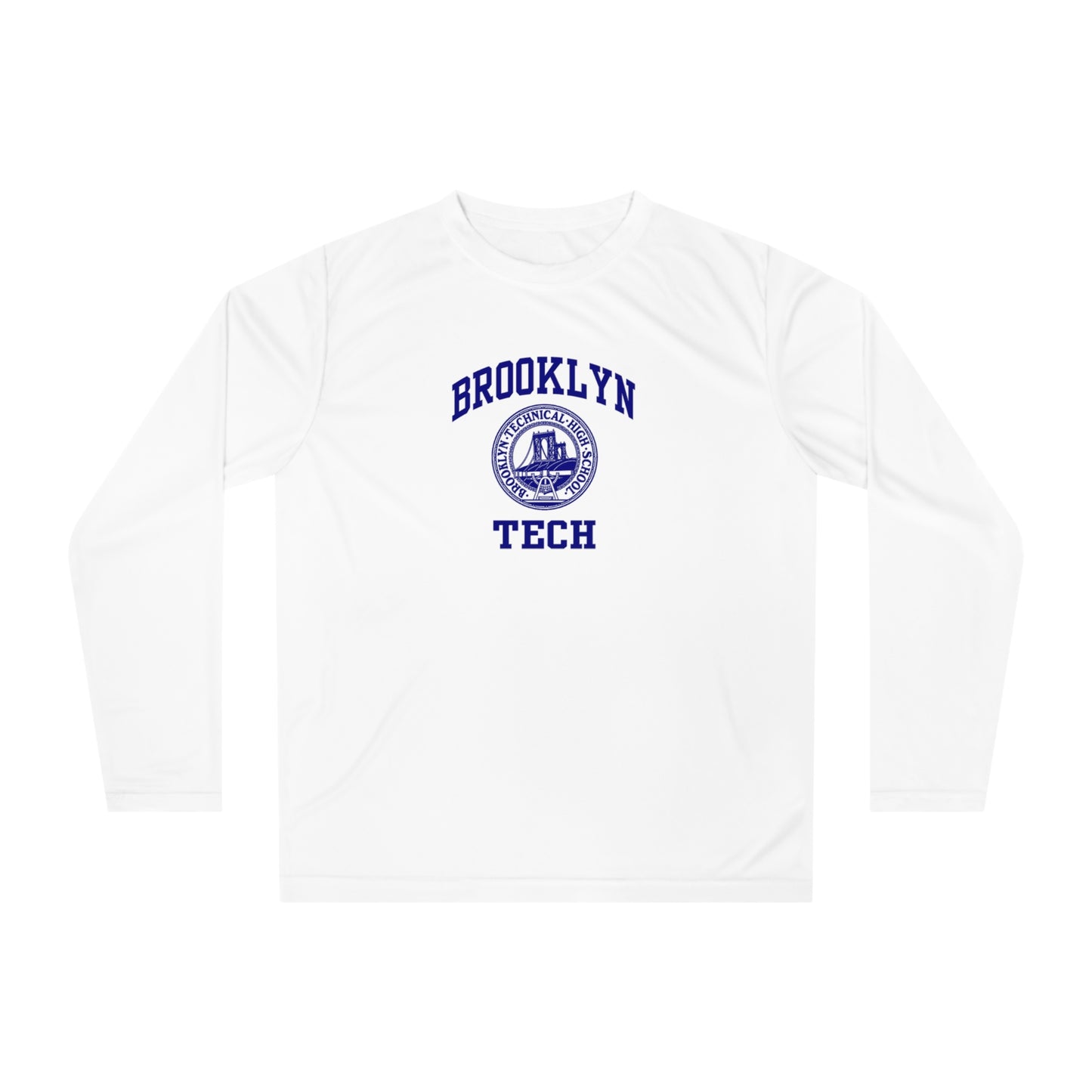 Brooklyn Tech Classic Logo - Men's Performance Long Sleeve Shirt