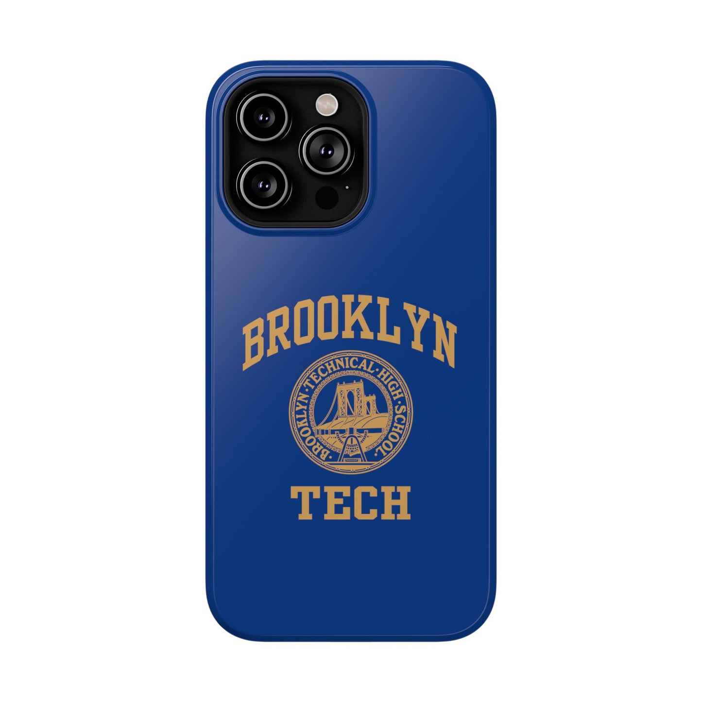 Brooklyn Tech Classic Logo - Impact-Resistant Phone Cases - Iphone Or Samsung - Navy