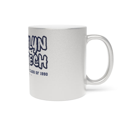 Class Of 1990 Commemorative Metallic Mug (silver\gold)