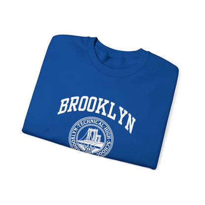 Brooklyn Tech Classic Logo - Men's Heavy Blend™ Crewneck Sweatshirt - Class Of 1995