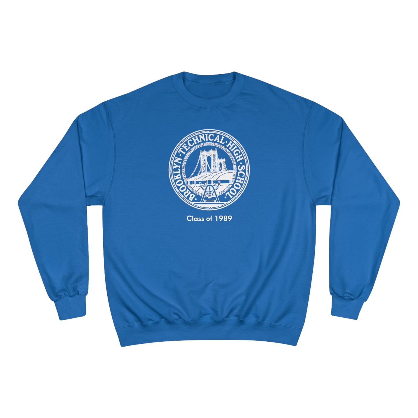 Classic Tech Seal - Champion Crewneck Sweatshirt - Class Of 1989