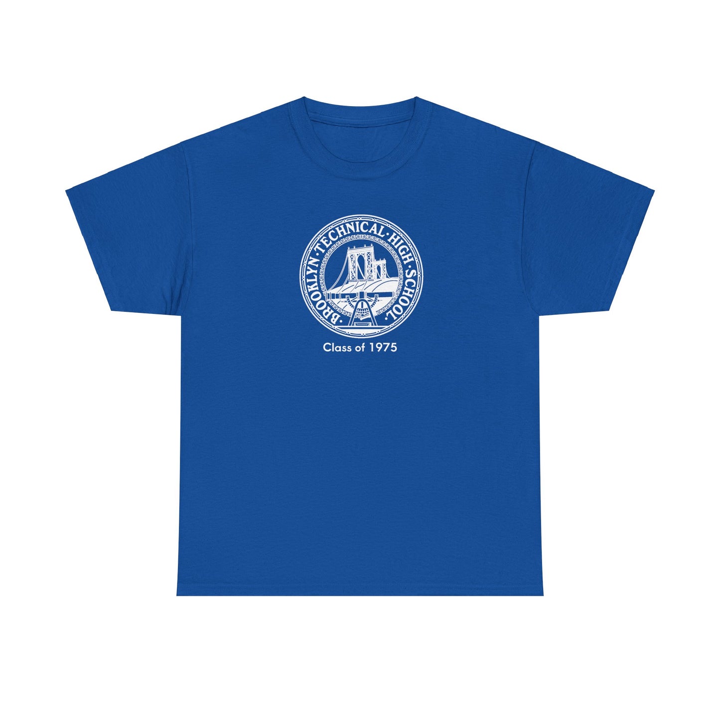 Classic Tech Logo - Class Of 1975 - Men's  Heavy Cotton T-Shirt