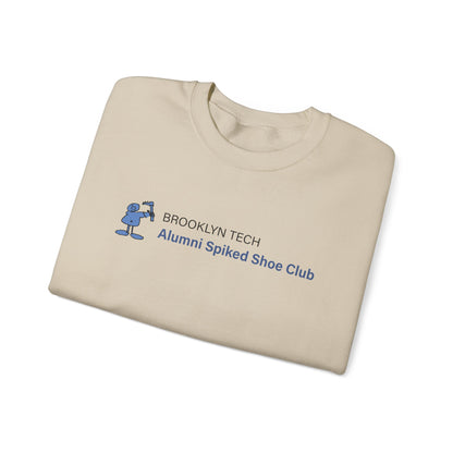 Brooklyn Tech Alumni Spiked Shoe Club Crewneck Sweatshirt - Rectangular Logo