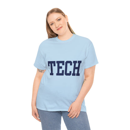 Tech - Classic Font - Men's Heavy Cotton T-Shirt