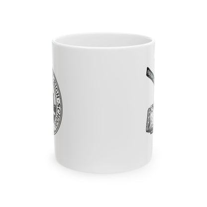 Fulton St & Brooklyn Tech Pl - Ceramic Mug, (11oz, 15oz) - B&w