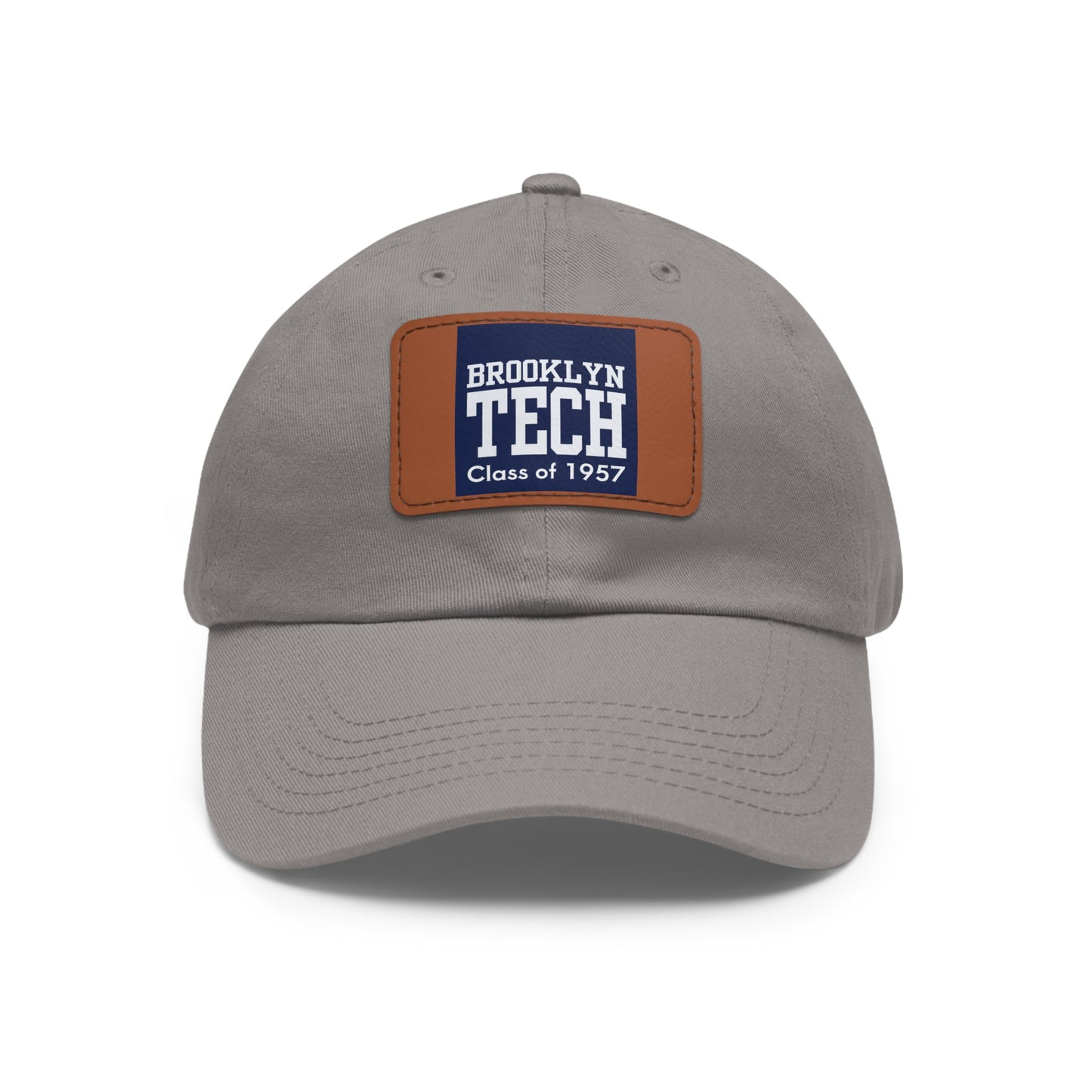 Classic Brooklyn Tech - Hat with Leather Patch (Rectangle) - Class of 1957