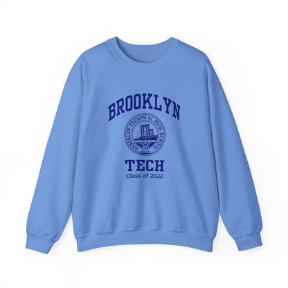 Brooklyn Tech Classic Logo - Men's Heavy Blend™ Crewneck Sweatshirt - Class of 2022