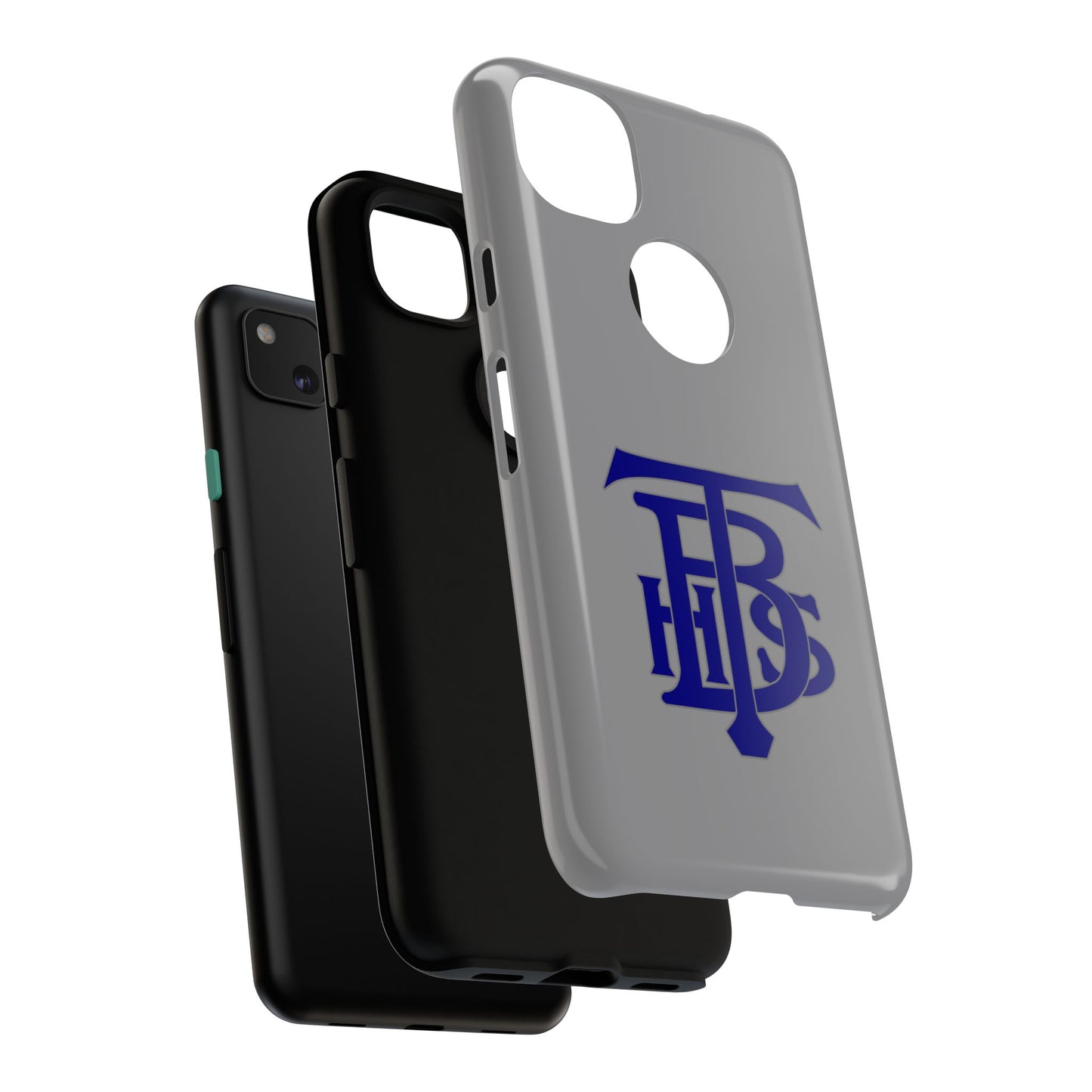 Stacked Logo - Tough Phone Cases - Gray - Google phones