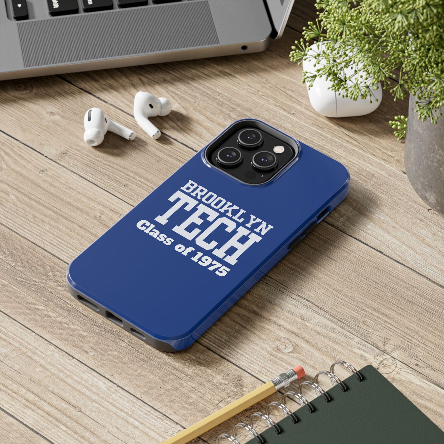 Brooklyn Tech Class Of 1975 Tough Phone Case - Blue