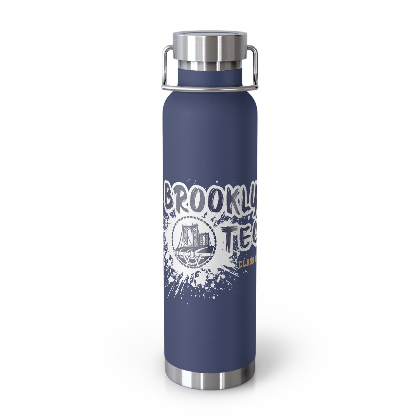 Class Of 1990 Commemorative Copper Vacuum Insulated Bottle, 22oz - Gold Font