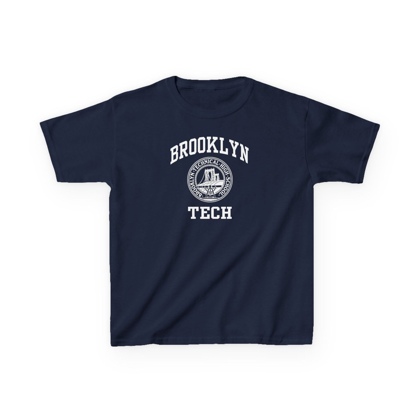 Family - Classic Brooklyn Tech Logo - Kids Heavy Cotton™ T-Shirt