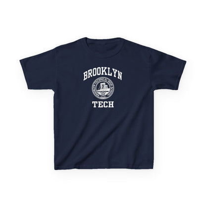 Family - Classic Brooklyn Tech Logo - Kids Heavy Cotton™ T-Shirt