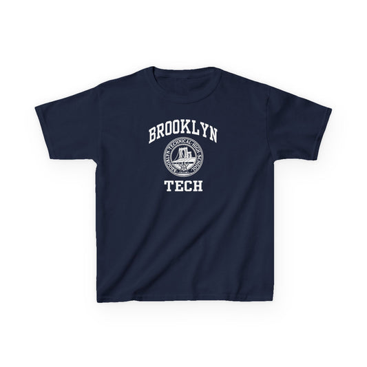 Family - Classic Brooklyn Tech Logo - Kids Heavy Cotton™ T-Shirt