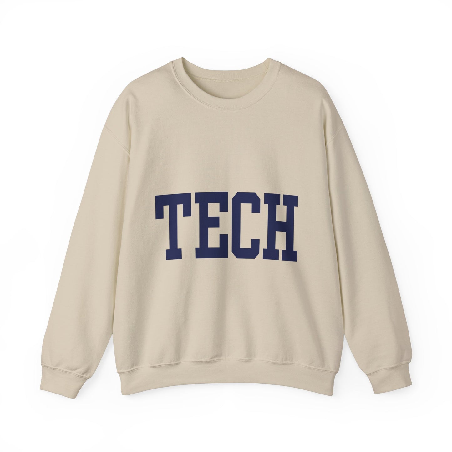 Tech - Classic Font - Men's Heavy Blend Crewneck Sweatshirt