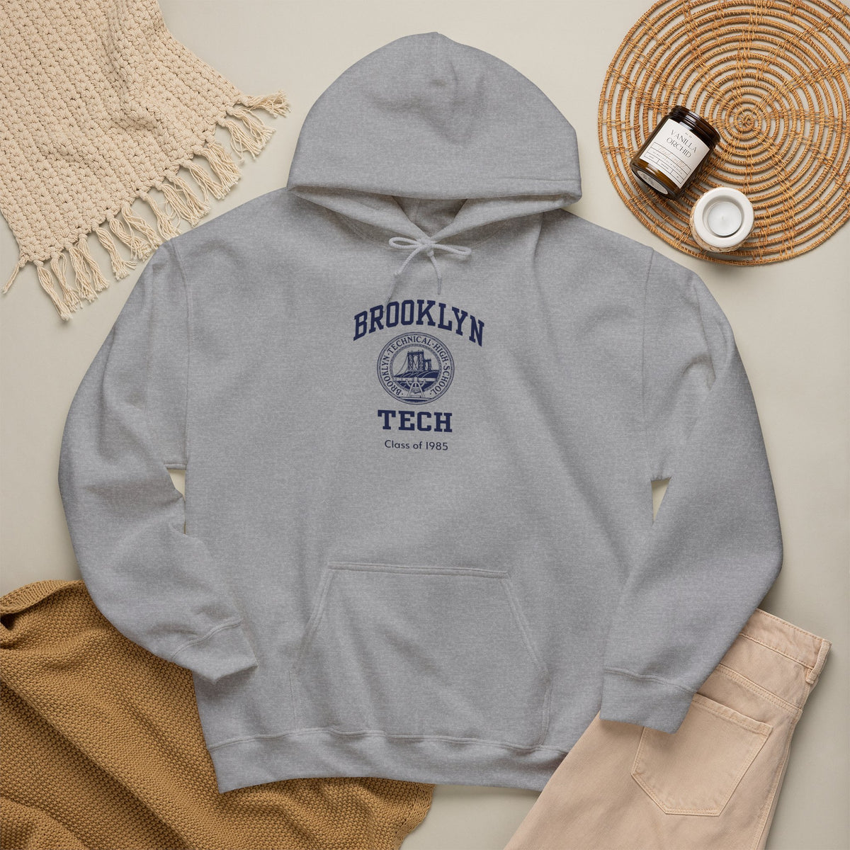 Class of 1985 - Classic Logo with Brooklyn Tech - Gildan Hoodie