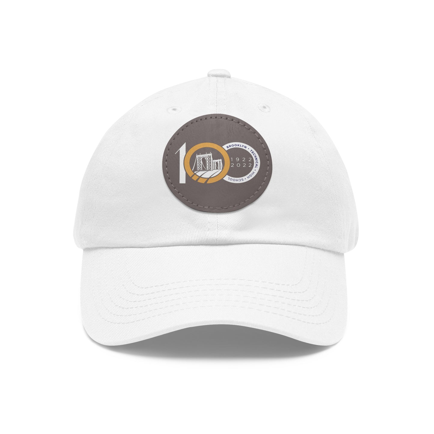 Tech Centennial Hat with Leather Patch (Round)