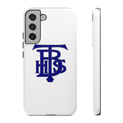 Stacked Logo - Tough Phone Cases - White