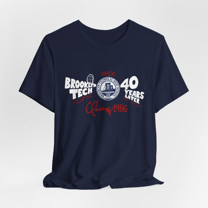 Class of 1986 Commemorative T-Shirt Unisex Jersey Short Sleeve T-Shirt