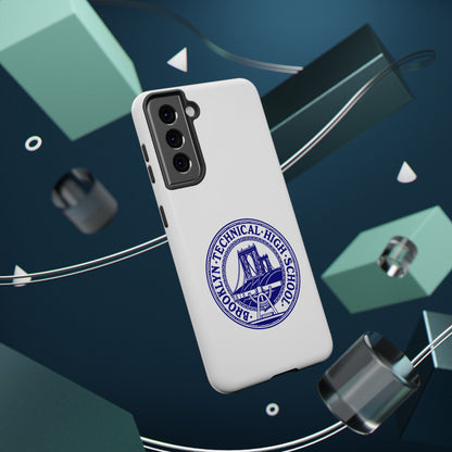 Classic Tech Seal - Impact-Resistant Phone Cases - Iphone Or Samsung - White