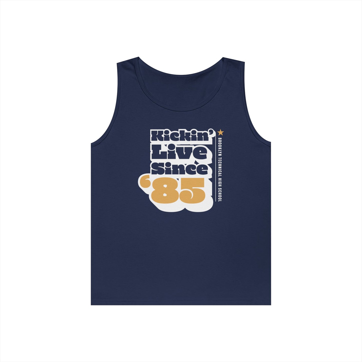 Class of 1985 Commemorative Unisex Heavy Cotton Tank Top - Kickin' Live Since '85