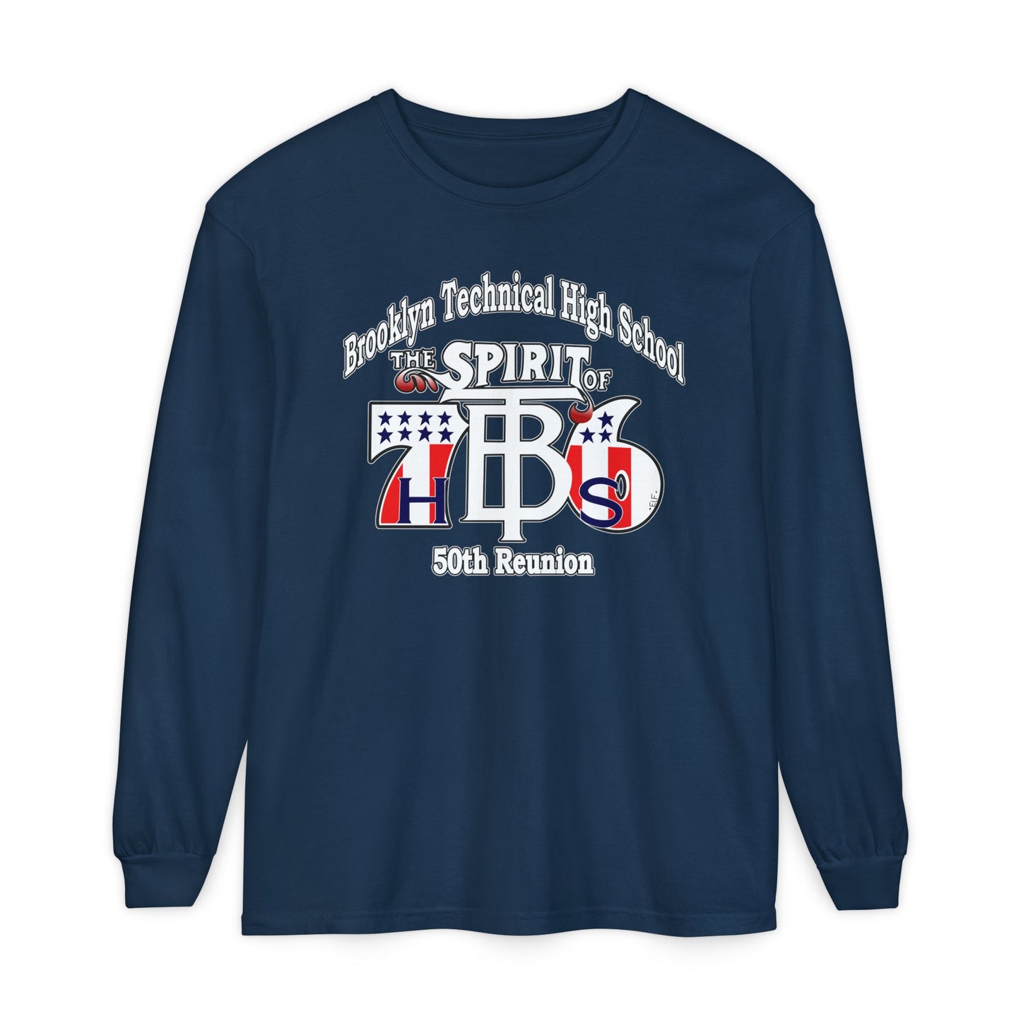 Class of 1976 50th Reunion Long Sleeve T‑Shirt — Sample #3