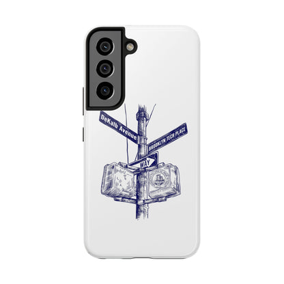 Dekalb Ave & Brooklyn Tech Place - Tough Phone Cases - White