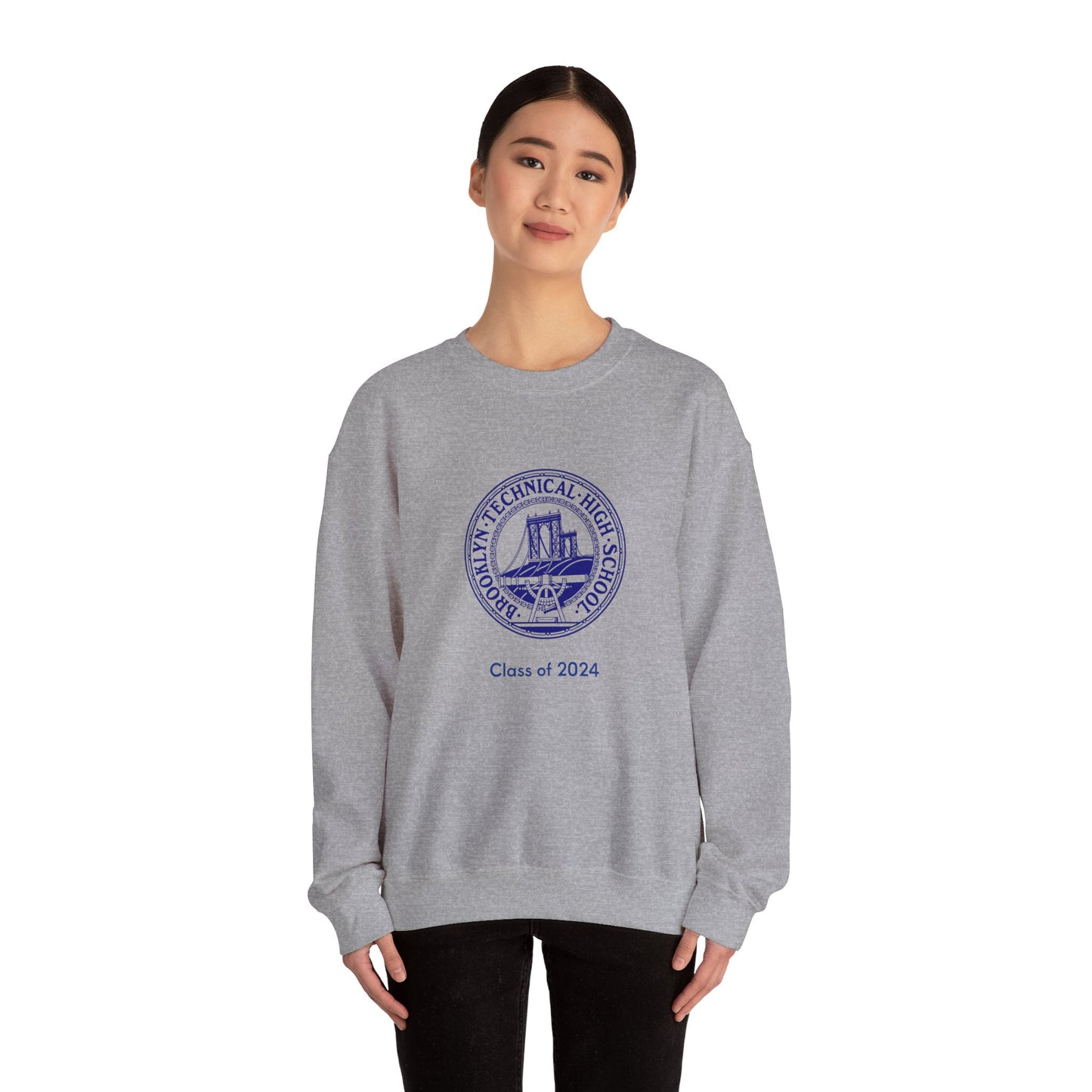 Classic Tech Logo - Men's Heavy Blend Crewneck Sweatshirt - Class Of 2024