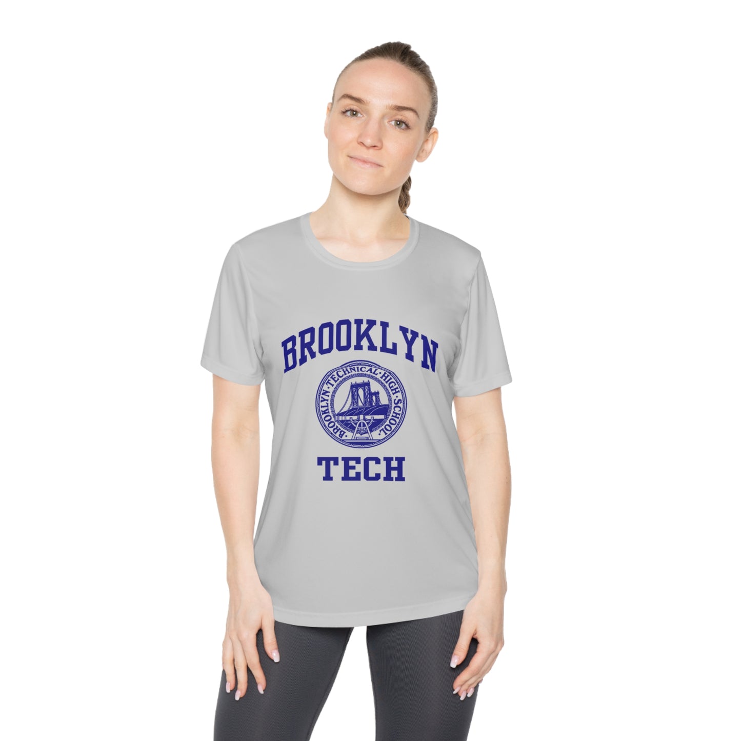 Classic Brooklyn Tech Logo - Ladies Competitor T-Shirt