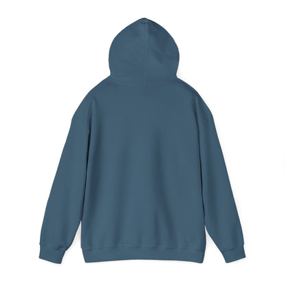 Boutique - DeKalb Ave & Brooklyn Tech Pl - (White Graphic) Men's Heavy Blend™ Hooded Sweatshirt